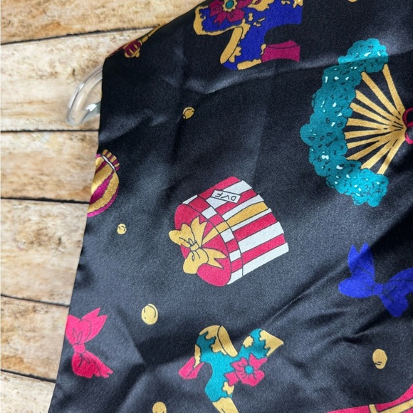 Diane Von Furstenberg Vest Women Color Authority Perfume Fan Crown Party Sz Lg - Picture 4 of 6